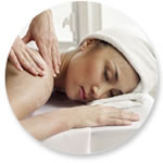 Women getting massage