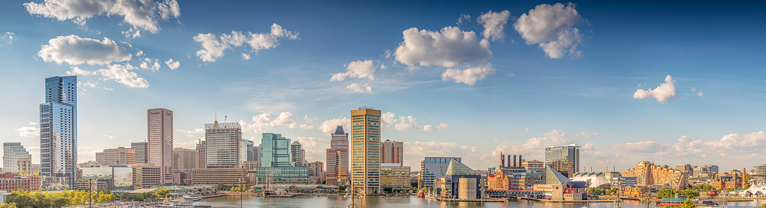 Baltimore city skyline