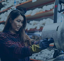 factory employee working