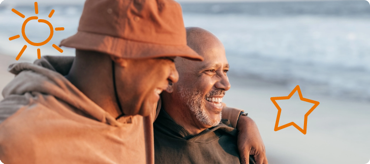 couple on beach