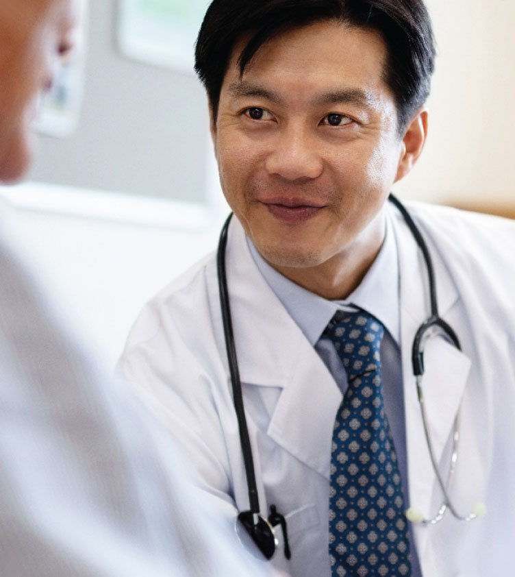 Smiling doctor