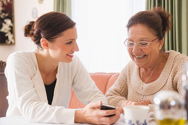 Doctor talking to his patient